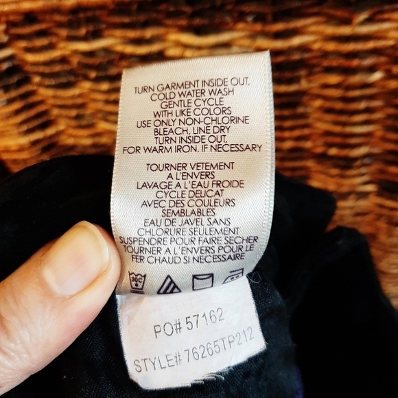 NYDJ Burnout Velvet Tapered Pants 12 Lift Tuck Technology Slim Jaquard - Picture 9 of 9